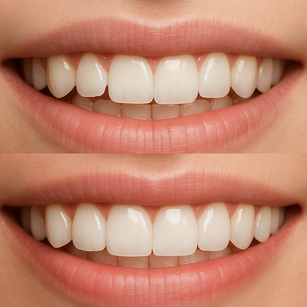 Resina estética del color del diente